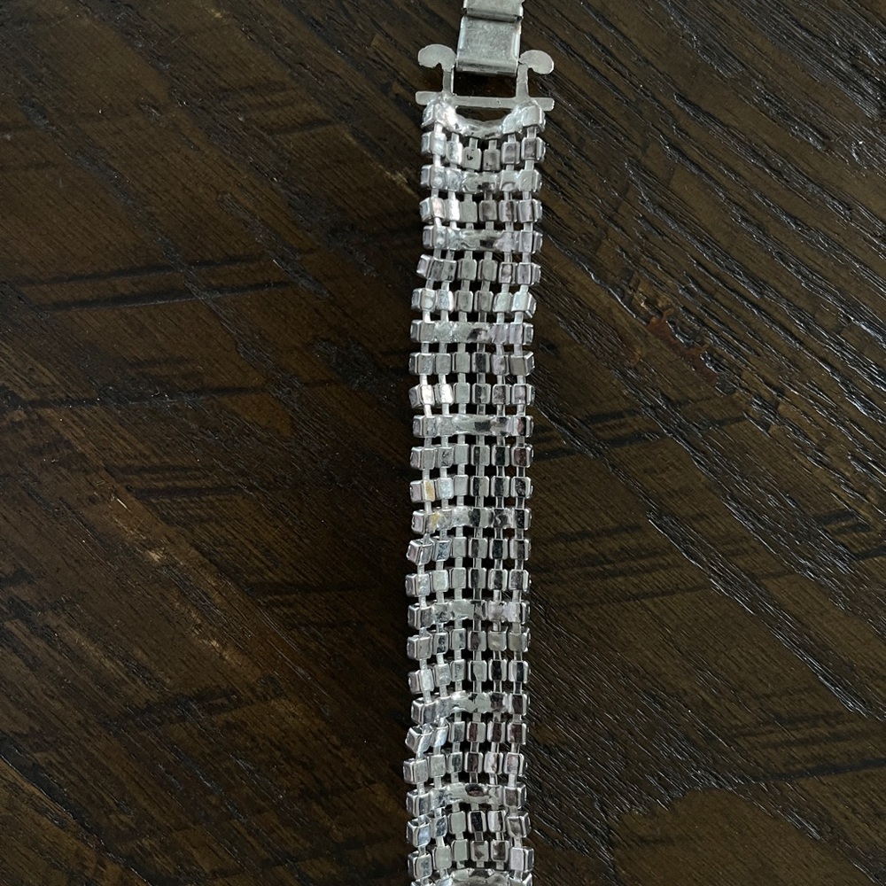 1940 Vintage Rhinestone Bangle - Picture 4 of 6